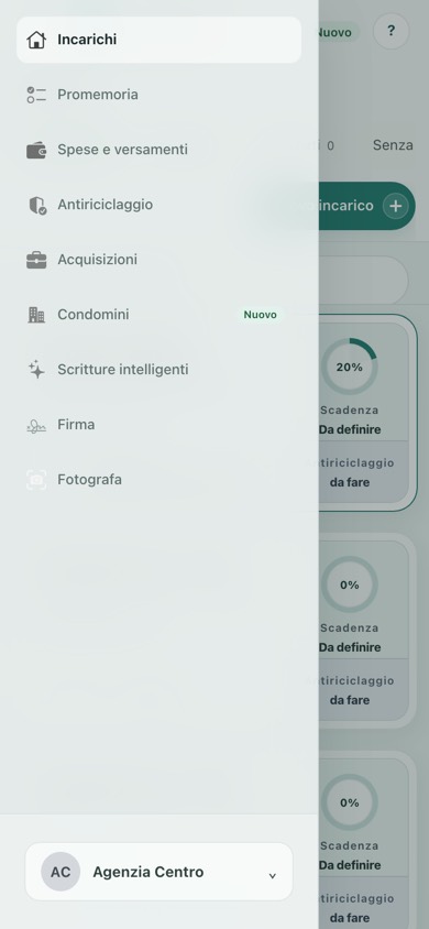 La voce Fotografa nel menu del telefono